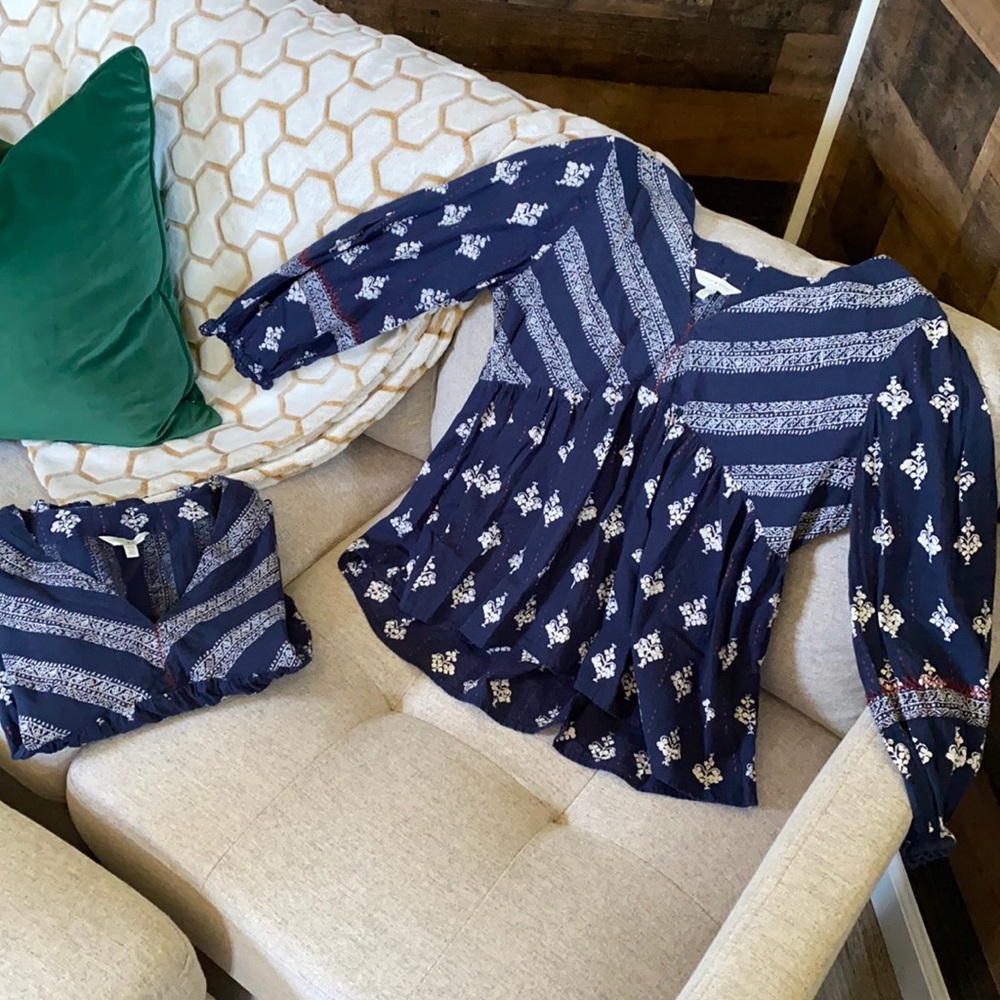LUCKY BRAND BABY DOLL TOP